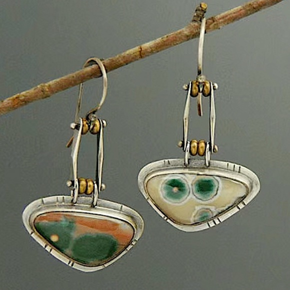 Jewelry - Vintage Silver Boho Dangle Earrings